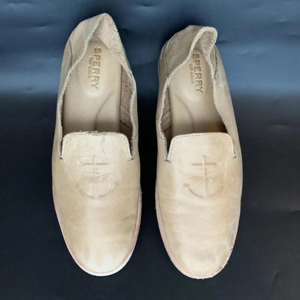 Sperry Genuine Leather Loafers Boat Shoes Sz 6 Womens
